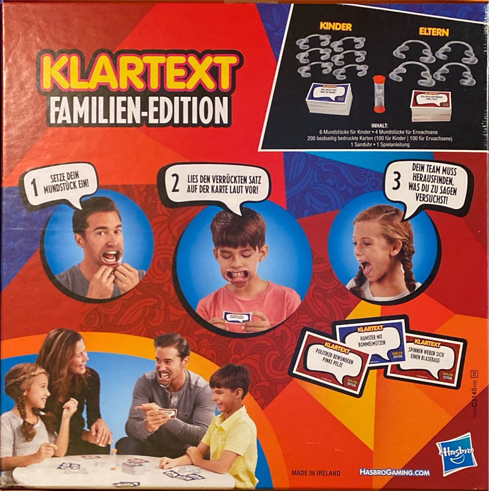 Hasbro C3145100 Klartext Family Edition  (4-10) board game collectible [Barcode 5010993409013] - Main Image 2