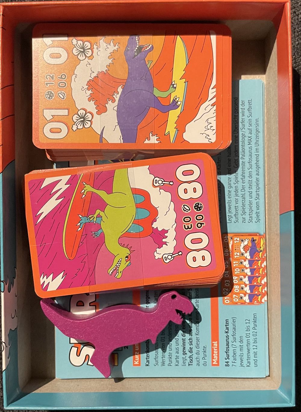 Surfosaurus Max Loosey Goosey Games Card Game Family Game Play Satire  (2-6) board game collectible [Barcode 4270002526556] - Main Image 3