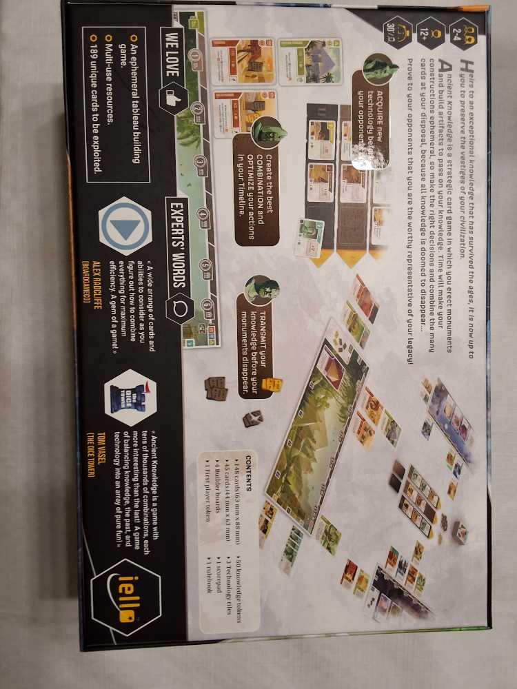 Ancient Knowledge  board game collectible [Barcode 3701551701077] - Main Image 2