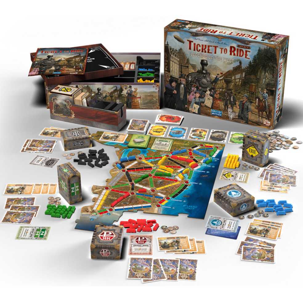 Ticket To Ride: Legacy: Legends Of The West  (2-5) board game collectible - Main Image 2