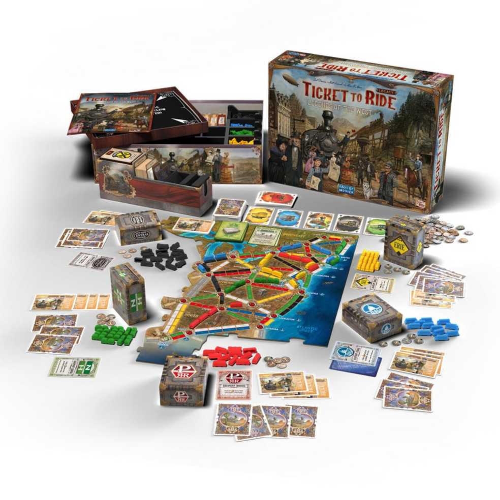 Ticket to Ride Legacy: Legends of the West   (2-5) board game collectible [Barcode 824968211366] - Main Image 2