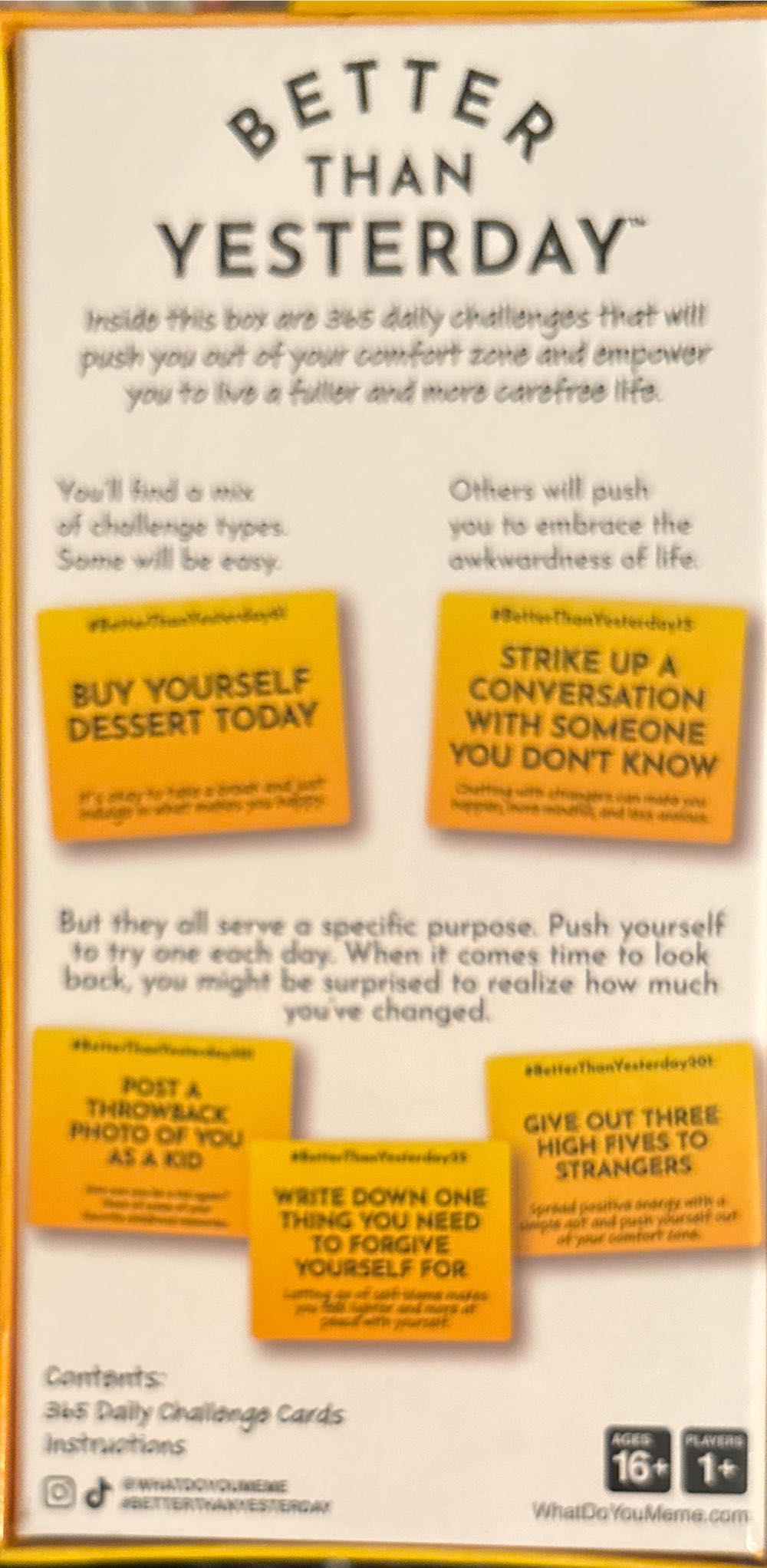 Better Than Yesterday  (1+) board game collectible [Barcode 810816034140] - Main Image 2