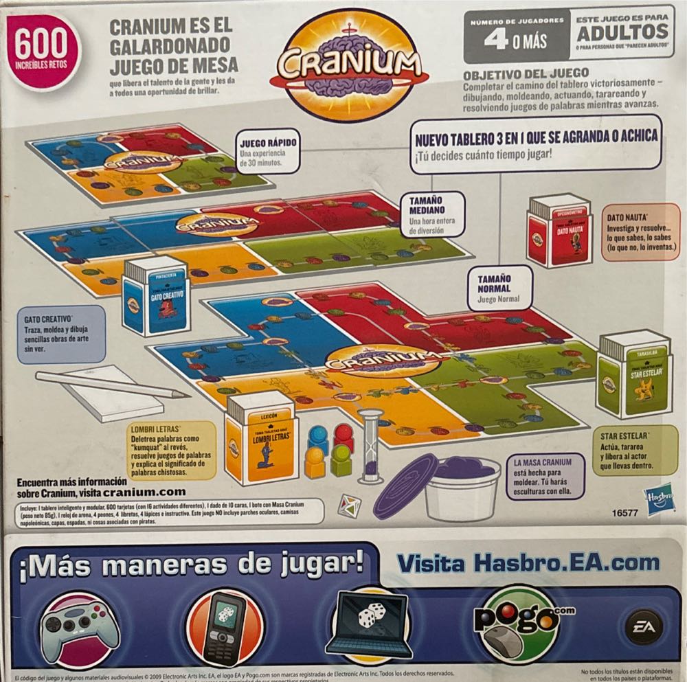 Cranium 2.0  (4+) board game collectible [Barcode 653569419518] - Main Image 2