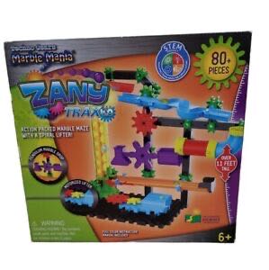 Gears Marble Mania Zany Trax 4.0 Red Track Part Only Techno Gears Stem Construction 2 Pack Set Dizzy Droid & Zany New Learning Journey Blue Maze Black And The  board game collectible [Barcode 657092201657] - Main Image 1