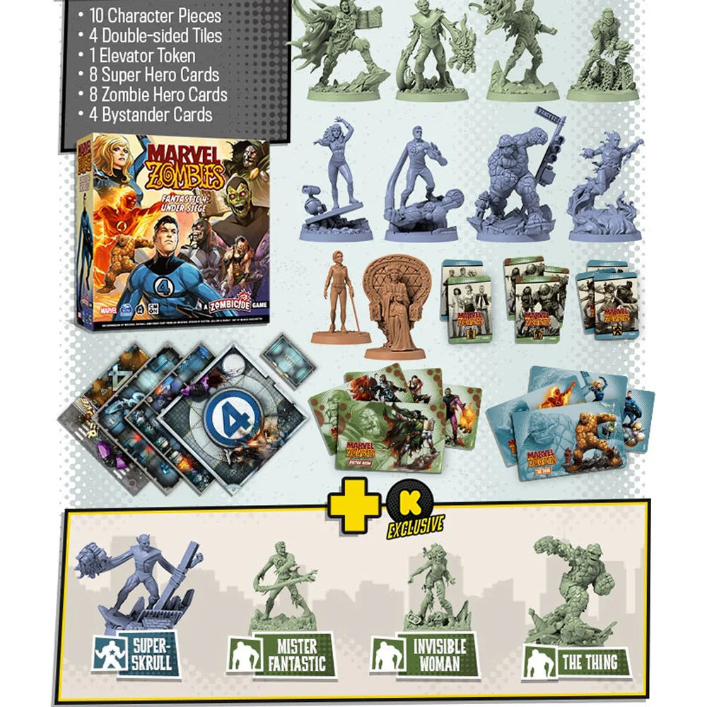 Fantastic 4 : Under Siege  (1-6) board game collectible [Barcode 889696014733] - Main Image 3