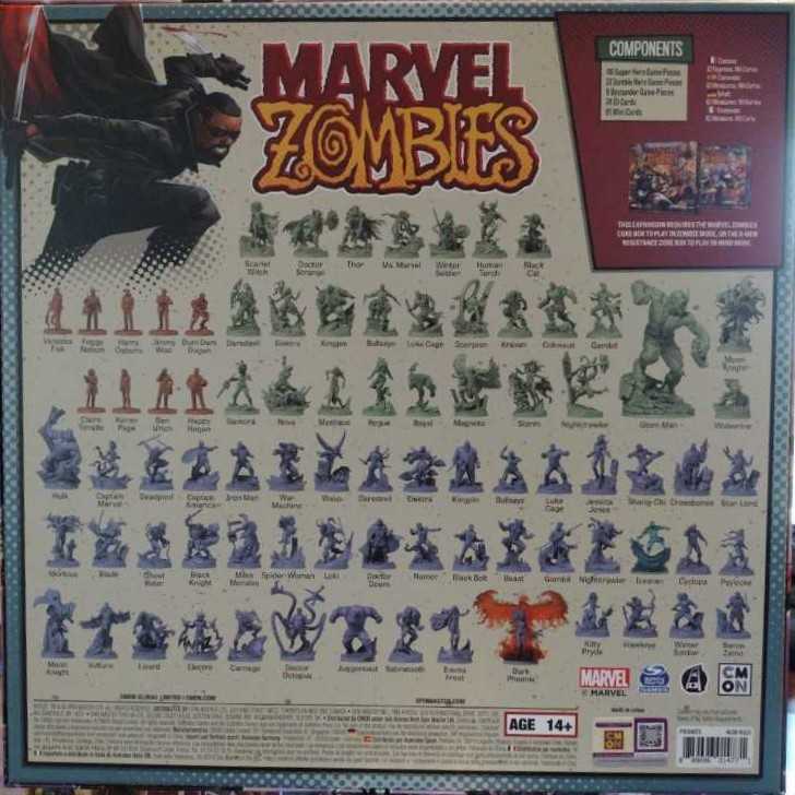 Marvel Zombies: A Zombicide Game - Kickstarter Exclusives  (1-6) board game collectible [Barcode 889696014771] - Main Image 2