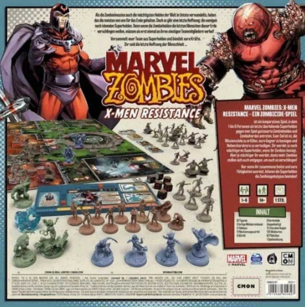 X-Men Resistance  (1-6) board game collectible [Barcode 889696014672] - Main Image 2