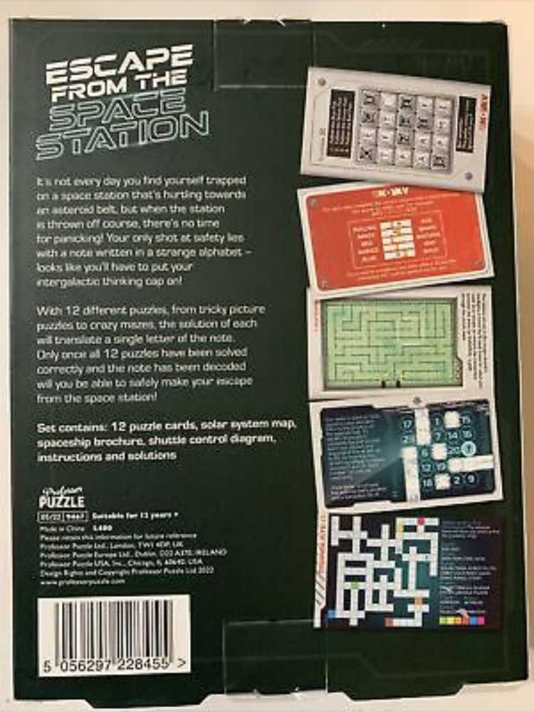 Escape From The Space Station  (1+) board game collectible [Barcode 5056297228455] - Main Image 2