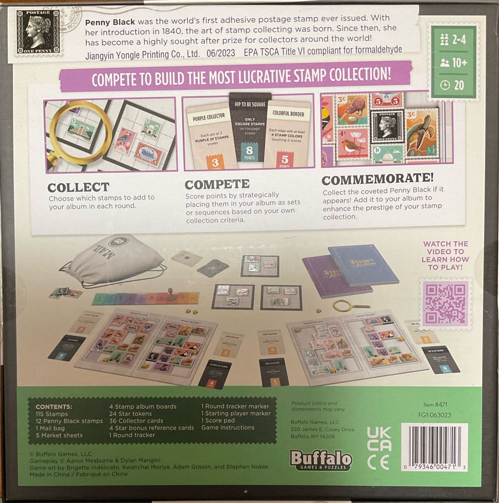 Penny Black  (2-4) board game collectible [Barcode 079346004713] - Main Image 3