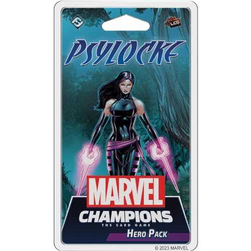 Marvel Champions The Card Game Psylocke Hero Pack Superhero Strategy Game Cooperative Game For Kids And Adults Ages 14 1-4 Players 45-90 Minute Playtime Made By Fantasy Flight Games  board game collectible [Barcode 841333121372] - Main Image 1