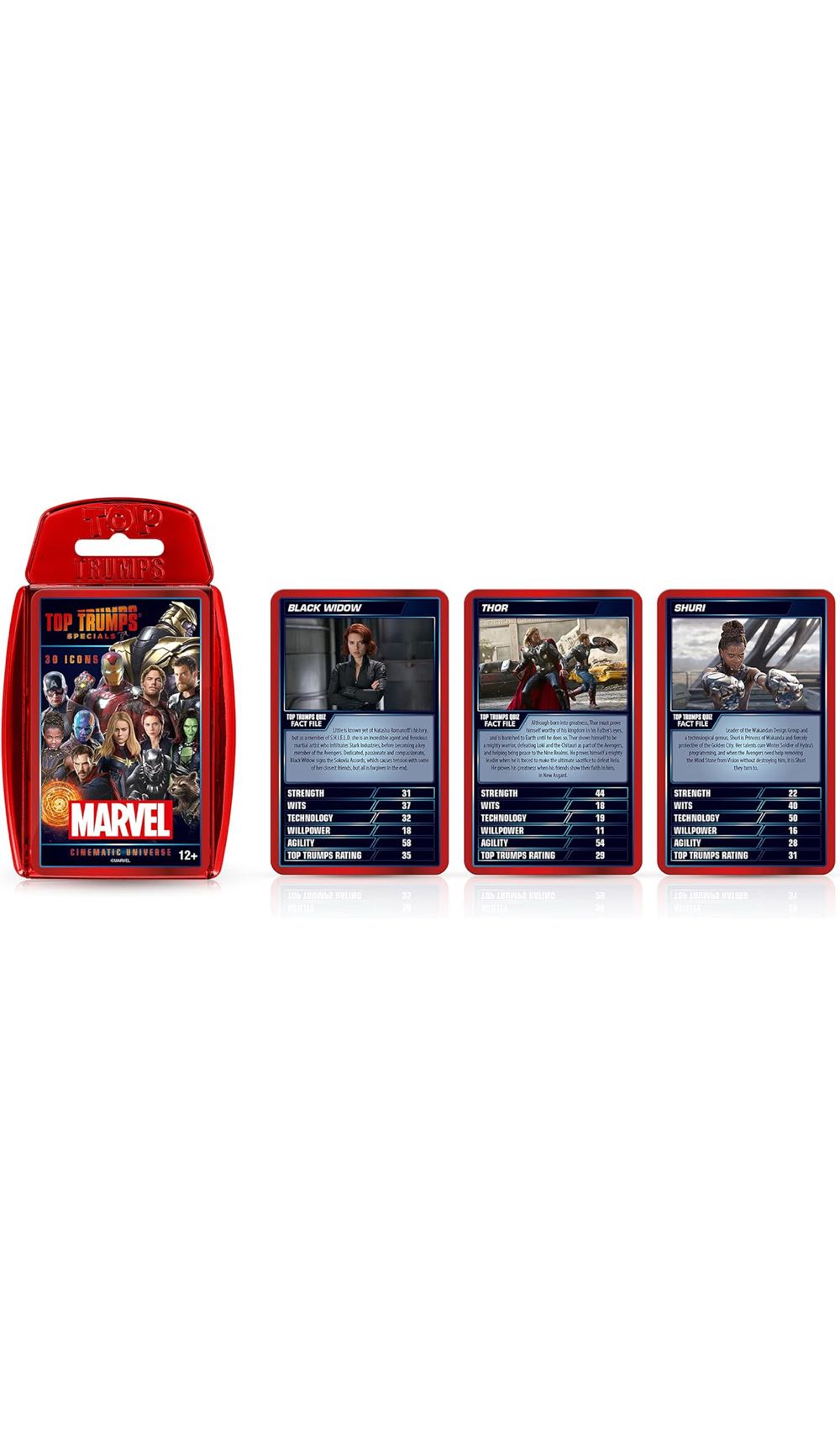 Top Trumps Marvel Cinematic Universe Quiz Game; Fun Trivia About The Mcu From Ant Man To Spider Man And Everything In Between|fun Family Game For Ages 6 & Up  (2+) board game collectible [Barcode 885996004924] - Main Image 2