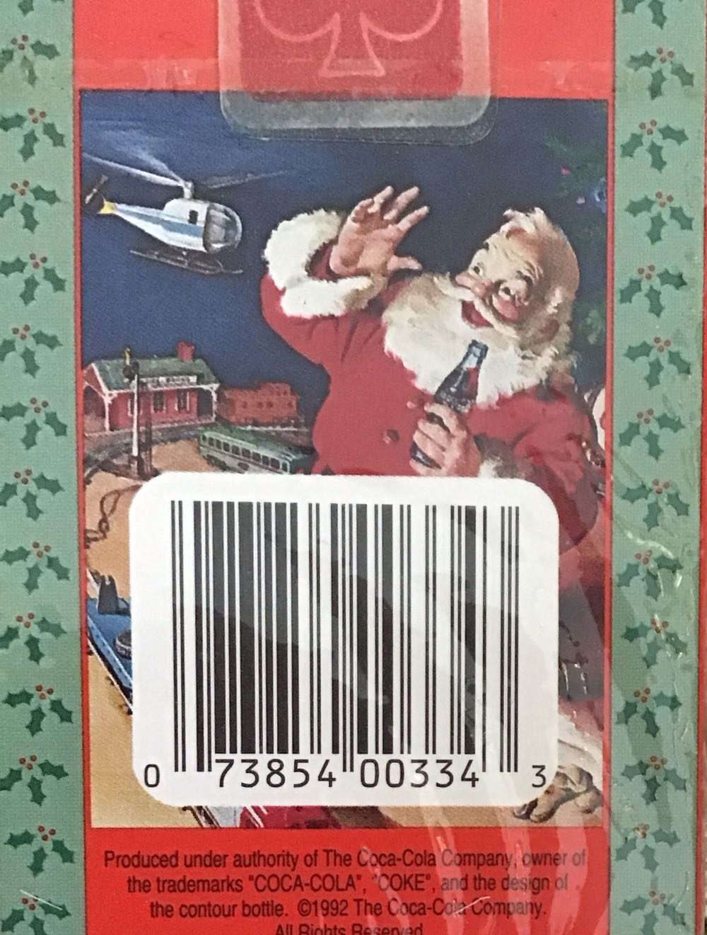 Playing Cards - Coca-Cola Christmas  board game collectible [Barcode 073854003343] - Main Image 2