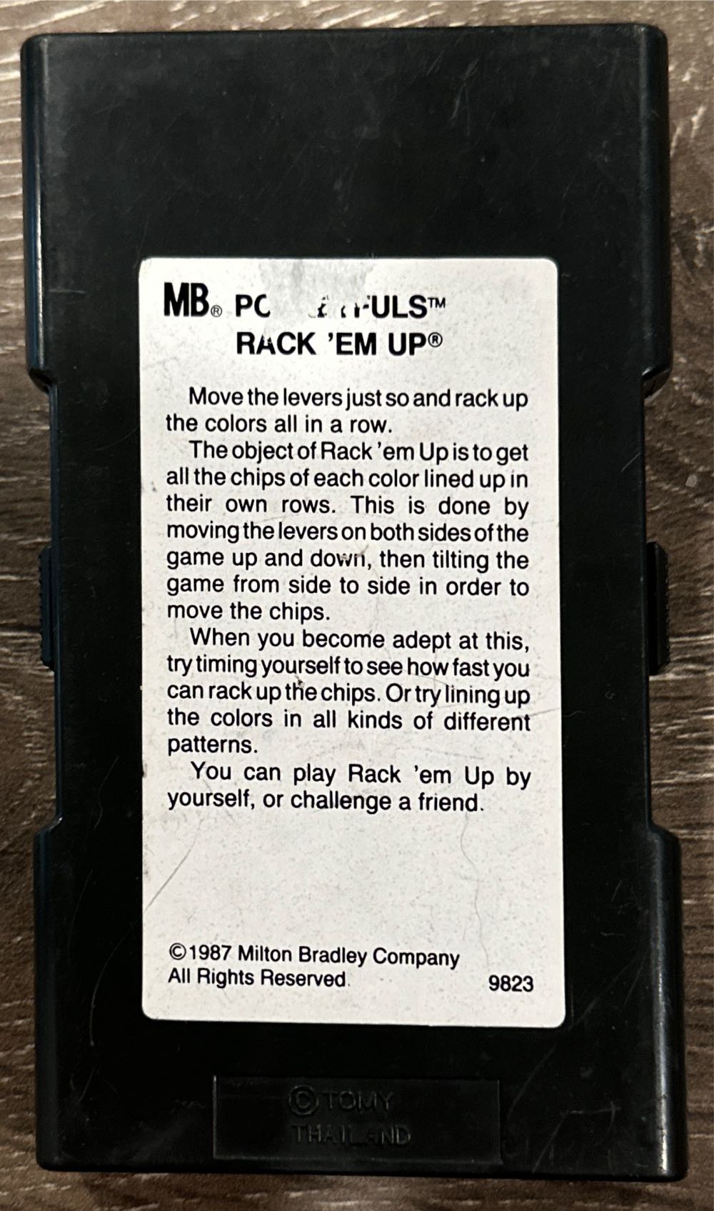 Rack ‘em Up (Black)  board game collectible - Main Image 2