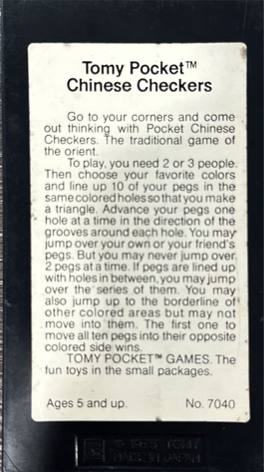 Chinese Checkers  board game collectible - Main Image 2