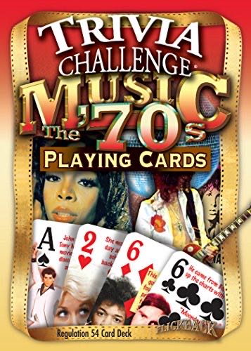 Playing Cards - Trivia Challenge The 70’s Trivia Playing Cards  board game collectible [Barcode 092948418047] - Main Image 1