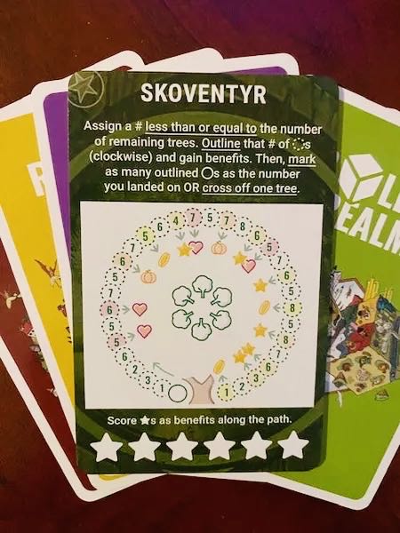 Rolling Realms - Skoventyr  (1-6) board game collectible [Barcode 850032180726] - Main Image 3