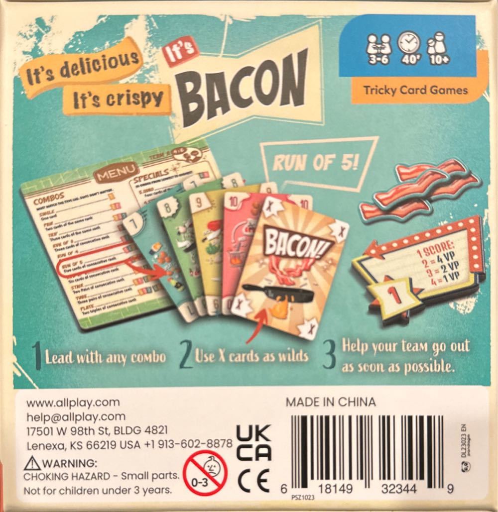 Bacon +upgrades  (3-6) board game collectible [Barcode 618149323449] - Main Image 2