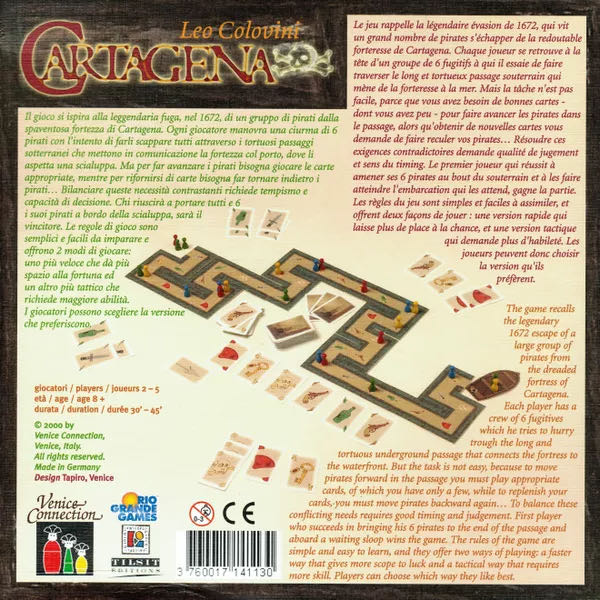 Cartagena  (2-5) board game collectible [Barcode 3760011747130] - Main Image 2