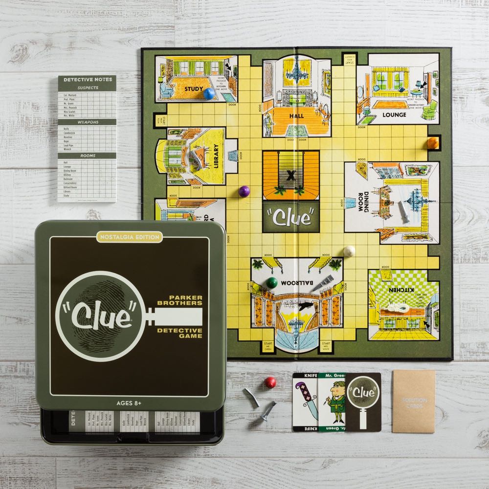 Clue (Nostalgia Edition)  (3-6) board game collectible [Barcode 890382000404] - Main Image 2