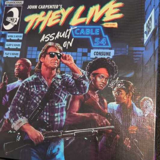 They Live: Assault On Cable 54  (1-4) board game collectible [Barcode 689481674629] - Main Image 2