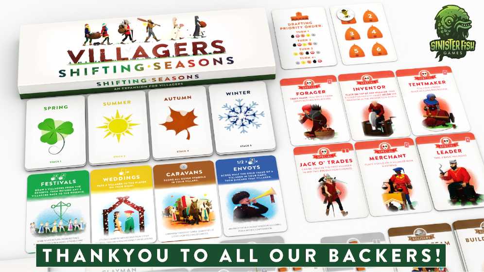 Villagers Shifting Seasons  board game collectible [Barcode 6585560876950] - Main Image 2