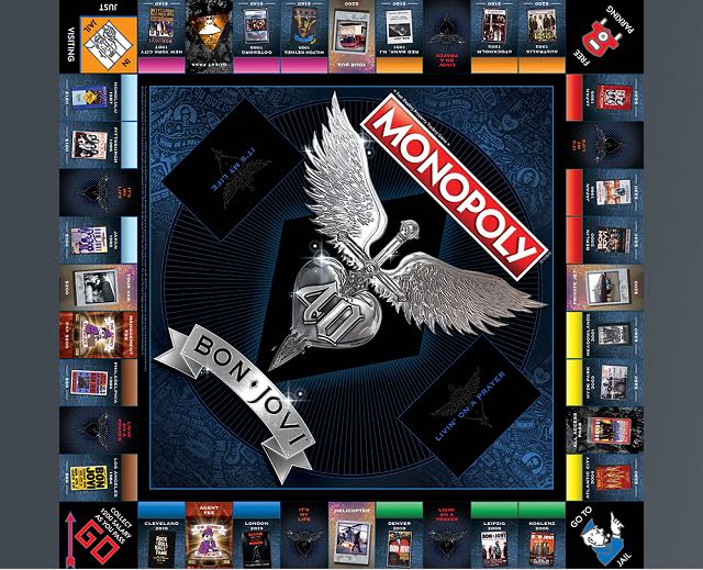 Bon Jovi 40th Anniversary  (2 To 6) board game collectible [Barcode 700304158307] - Main Image 3
