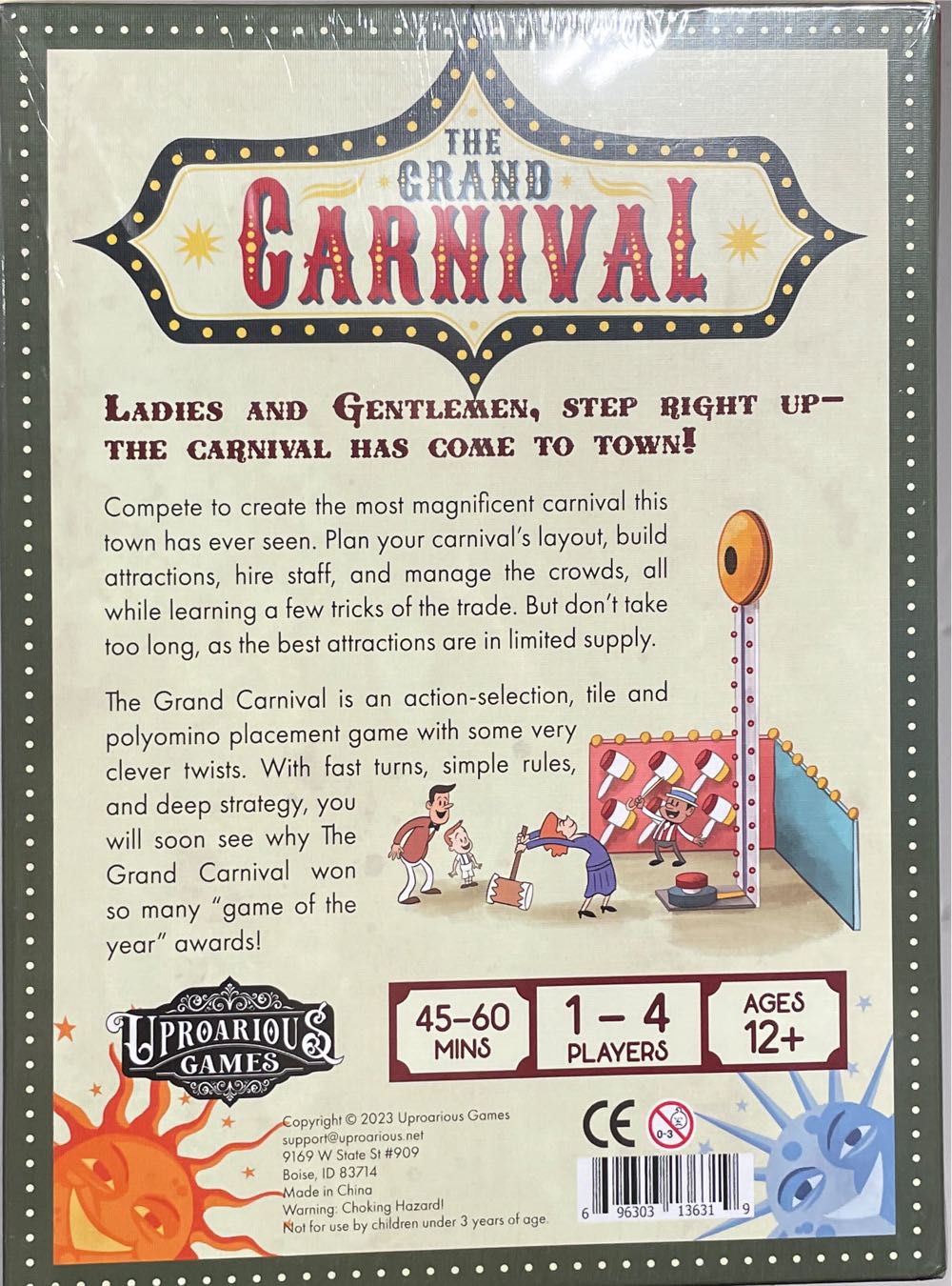 The Grand Carnival  (1-4) board game collectible [Barcode 696303136319] - Main Image 2