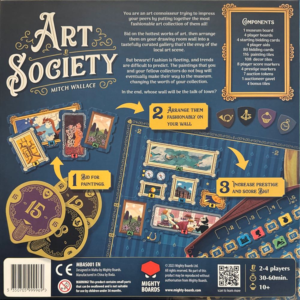 Art Society  (2 3 4) board game collectible [Barcode 5350705999969] - Main Image 2