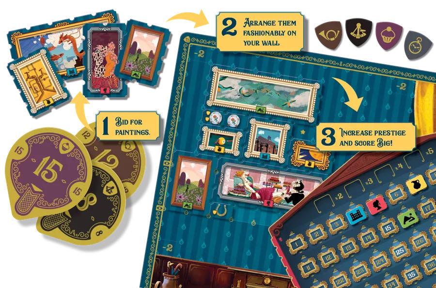 Art Society  (2 3 4) board game collectible [Barcode 5350705999969] - Main Image 3