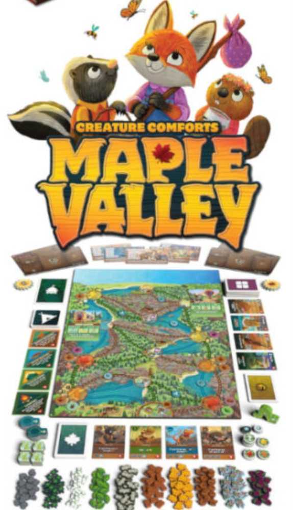 Maple Valley- Kickstarter Version  (1-5) board game collectible [Barcode 787416368633] - Main Image 3