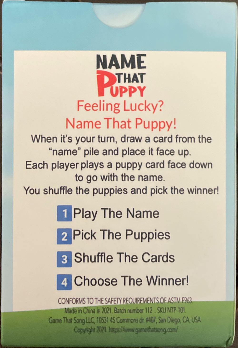 Name That Puppy And Name That Kitty Bundle  (3-6) board game collectible [Barcode 860003004517] - Main Image 2