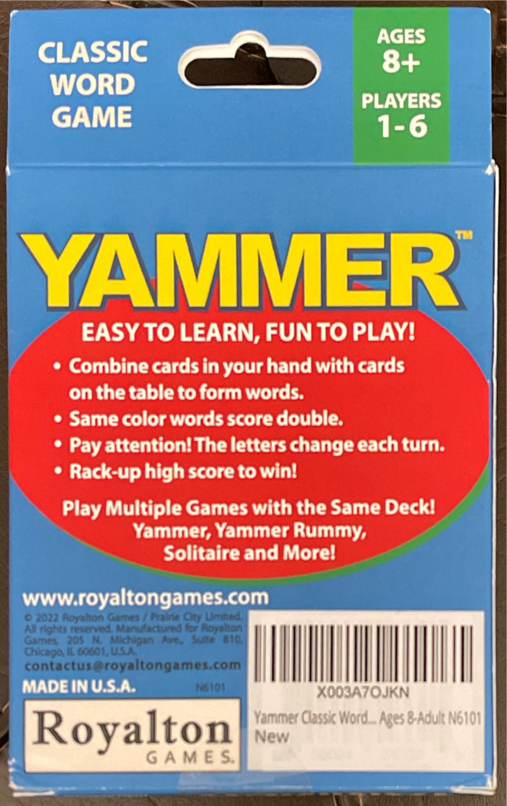 Yammer  (1-6) board game collectible - Main Image 2