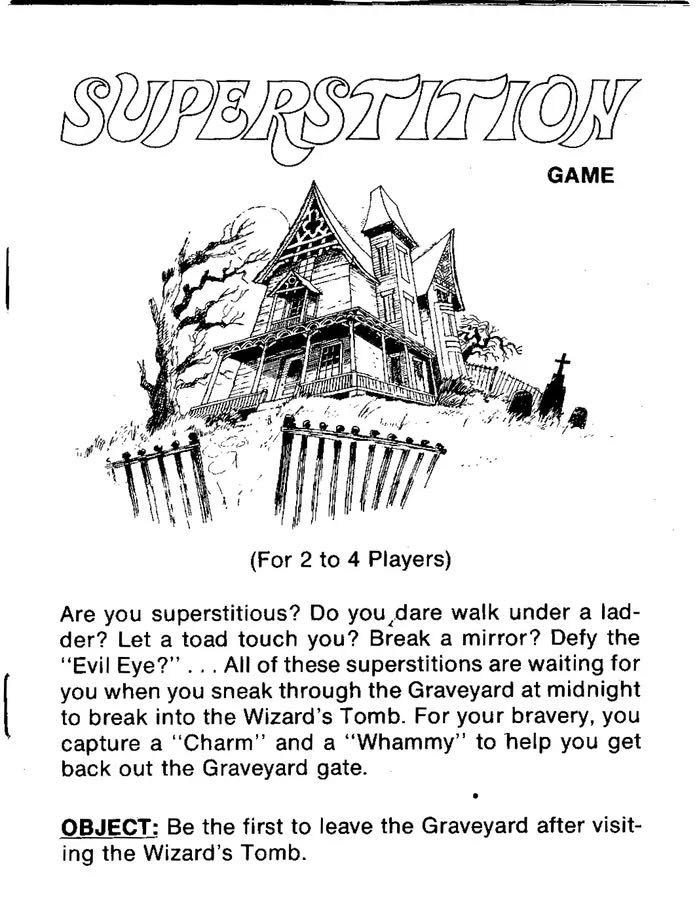 Superstition (No. 4702)  (2 To 4) board game collectible - Main Image 3