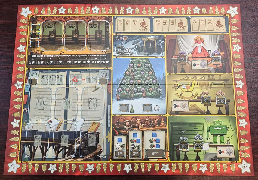 Santa’s Workshop - 2nd Edition  (2-5) board game collectible [Barcode 752830592568] - Main Image 3
