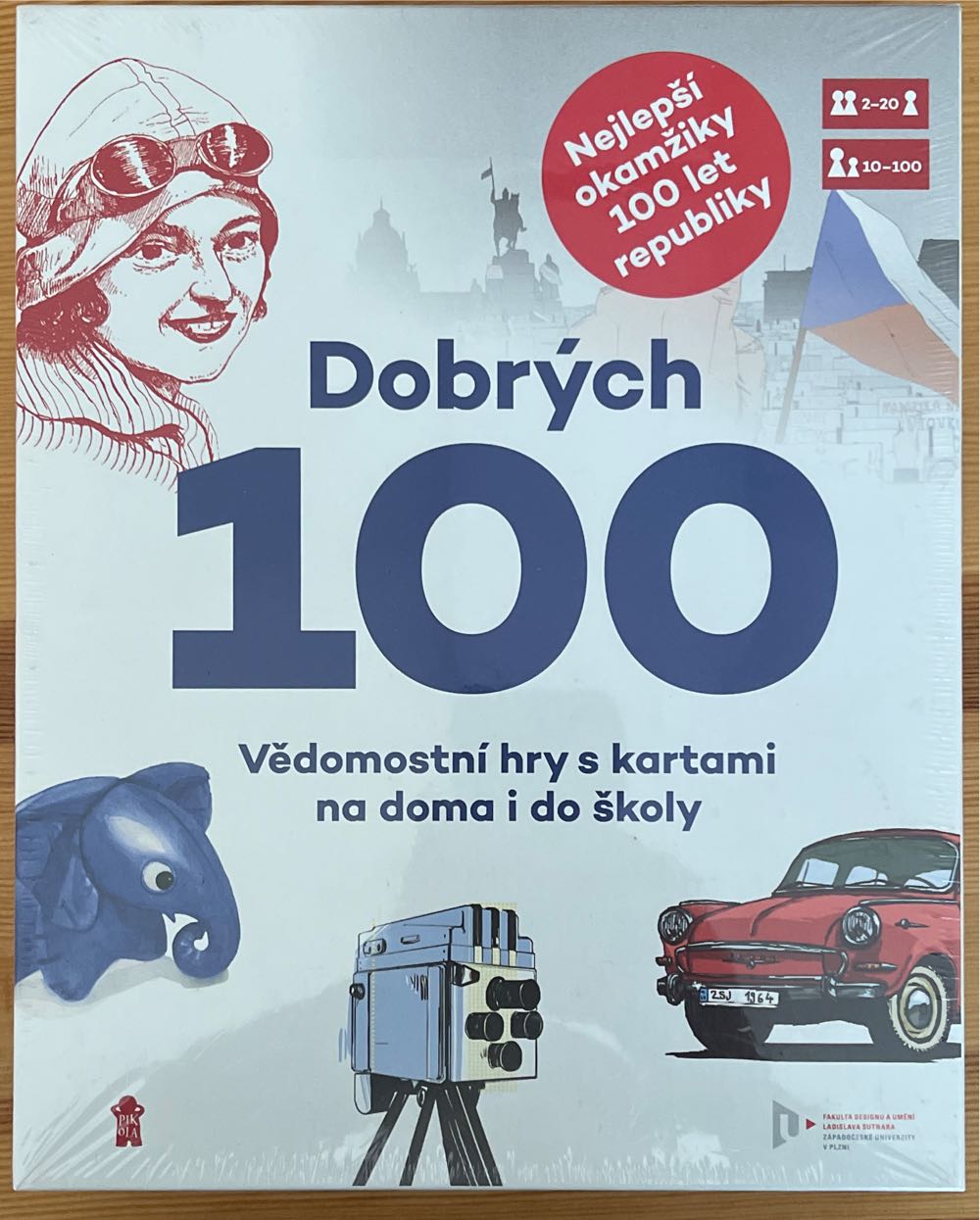 Dobrých 100 – Zábavná Vedomostni Hra S Kartami  (2-20) board game collectible [Barcode 9788076170445] - Main Image 2