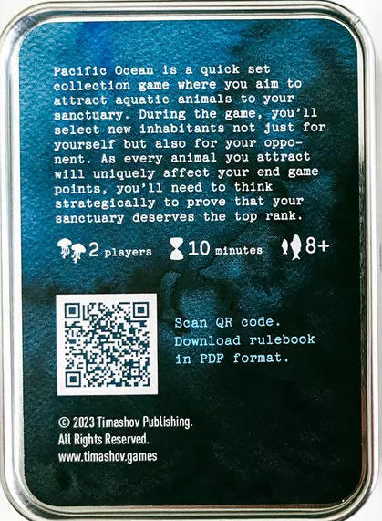 Pacific Ocean  (1-3) board game collectible [Barcode 628942715143] - Main Image 2