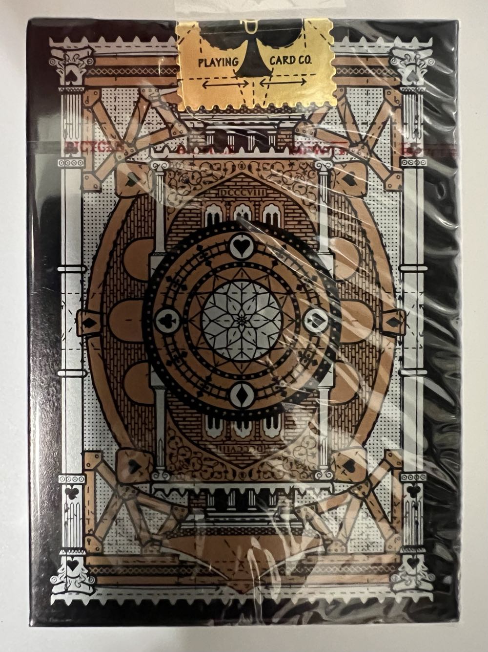 Architectural Wonders Of The World Playing Cards Black  board game collectible [Barcode 073854025413] - Main Image 2