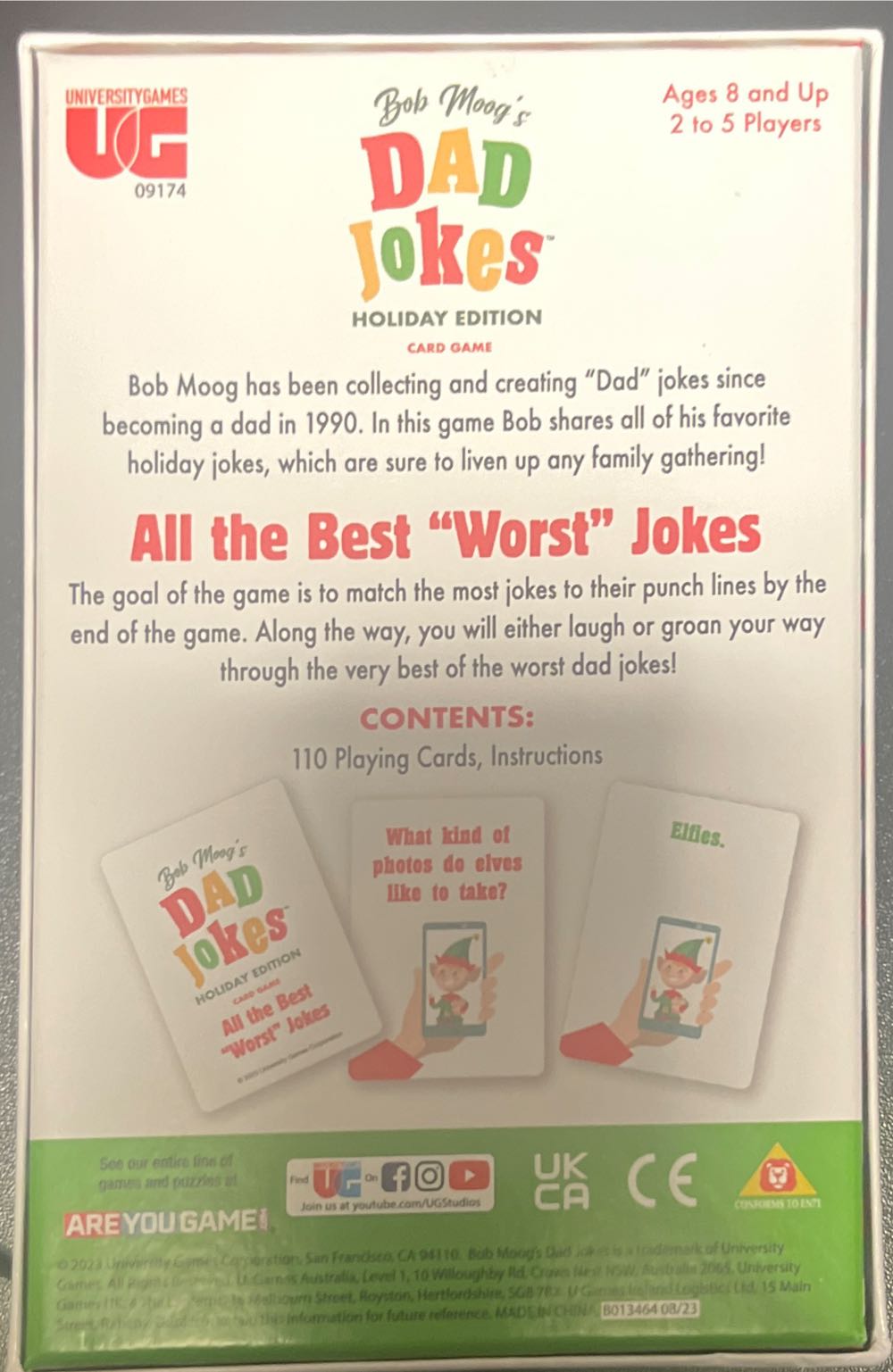 Dad jokes Holiday Edition  (2-5 Players) board game collectible [Barcode 794764091748] - Main Image 2