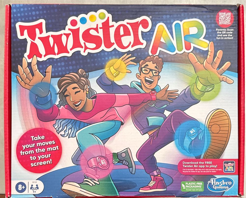 Twister Air Game | Ar APP Play Links To Smart Devices  (1-8) board game collectible [Barcode 195166224404] - Main Image 2