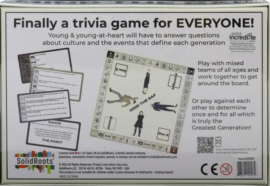 Mind The Gap Game  (2+) board game collectible [Barcode 681147019355] - Main Image 2