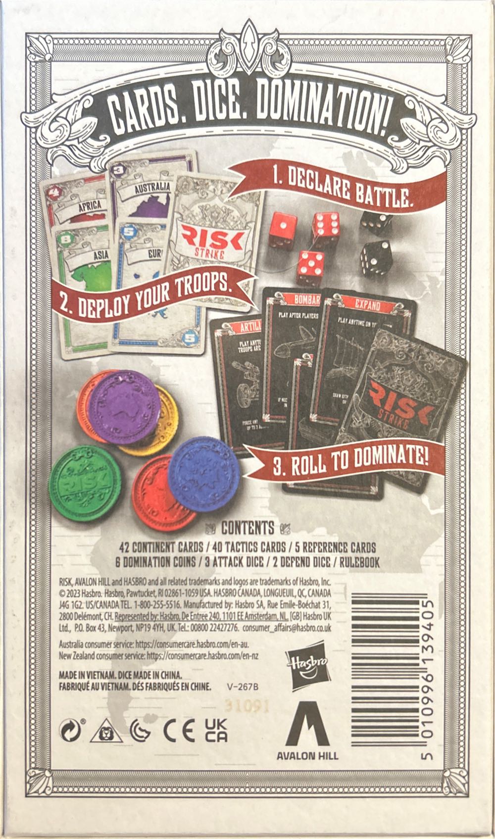 Risk Strike   (5) board game collectible [Barcode 5010996139405] - Main Image 2