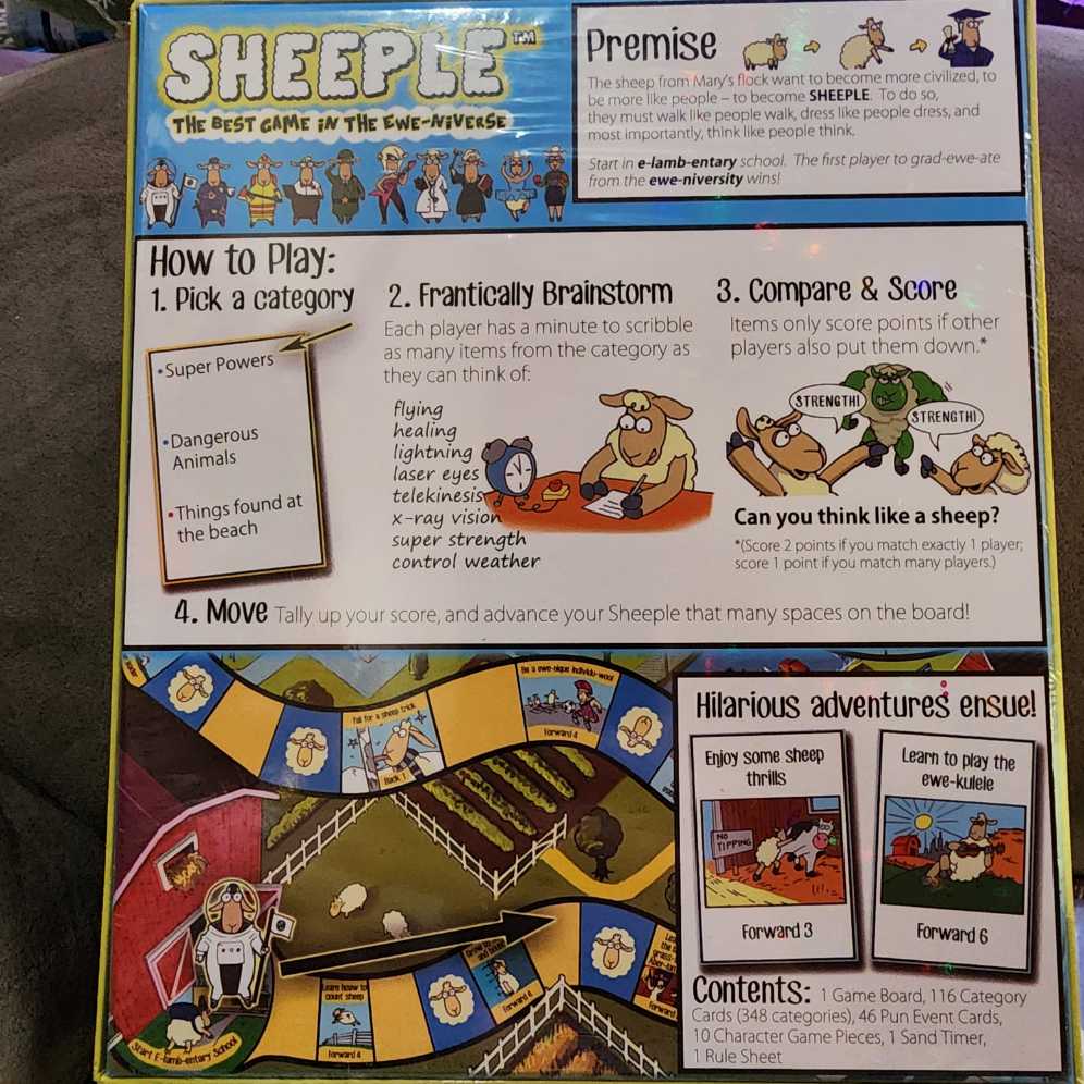 Sheeple  (3-12) board game collectible [Barcode 860003047507] - Main Image 2