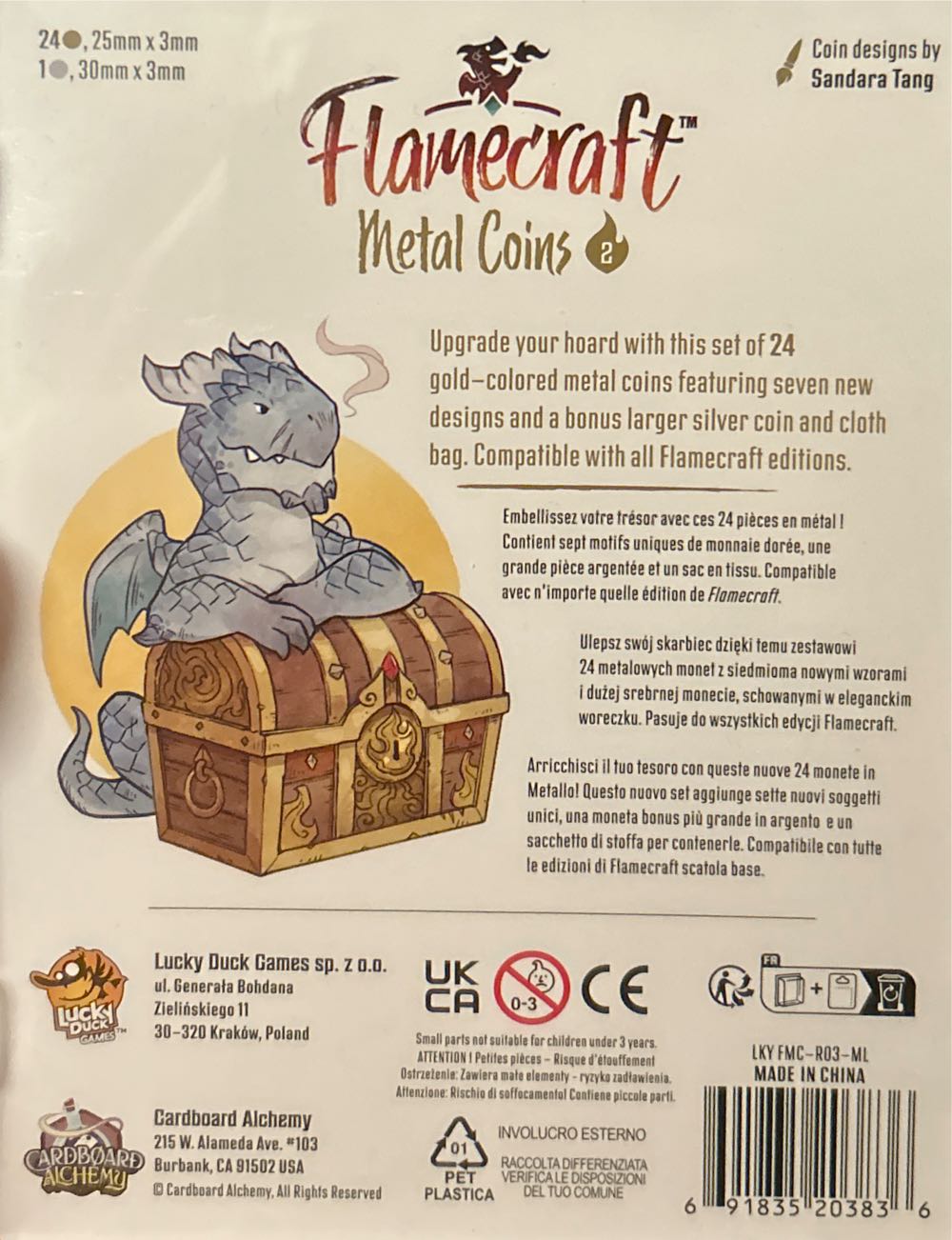 Flamecraft Metal Coins: Series 2  board game collectible [Barcode 691835203836] - Main Image 2