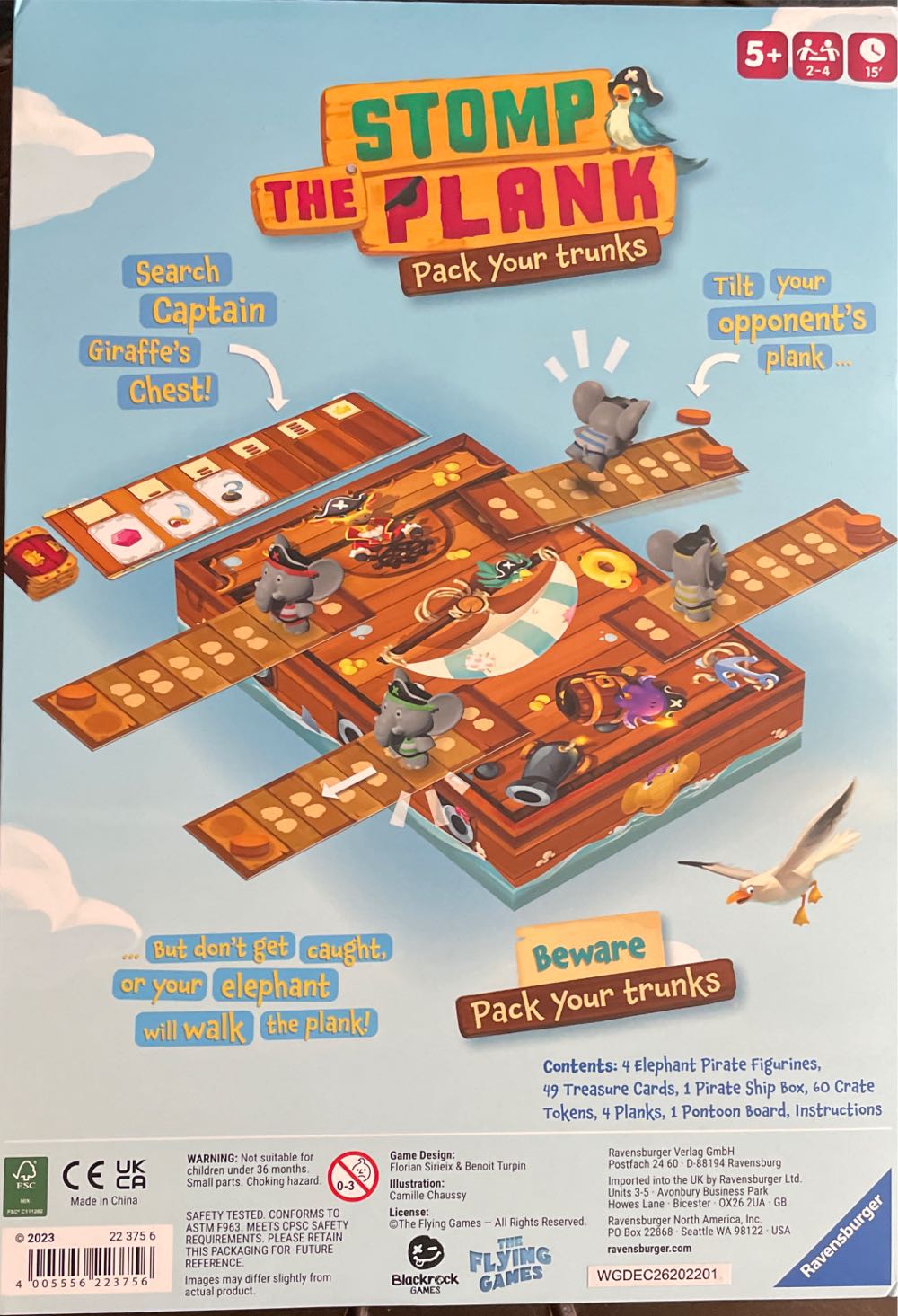 Stomp The Plank  (2-4) board game collectible [Barcode 4005556223756] - Main Image 2