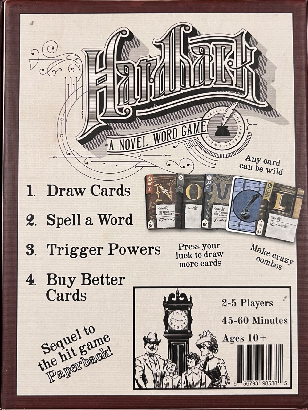 Hardback  (2 3 4 5) board game collectible [Barcode 656793985385] - Main Image 2