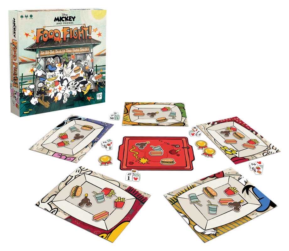 Mickey And Friends Food Fight  (3-5) board game collectible [Barcode 0700304155450] - Main Image 2