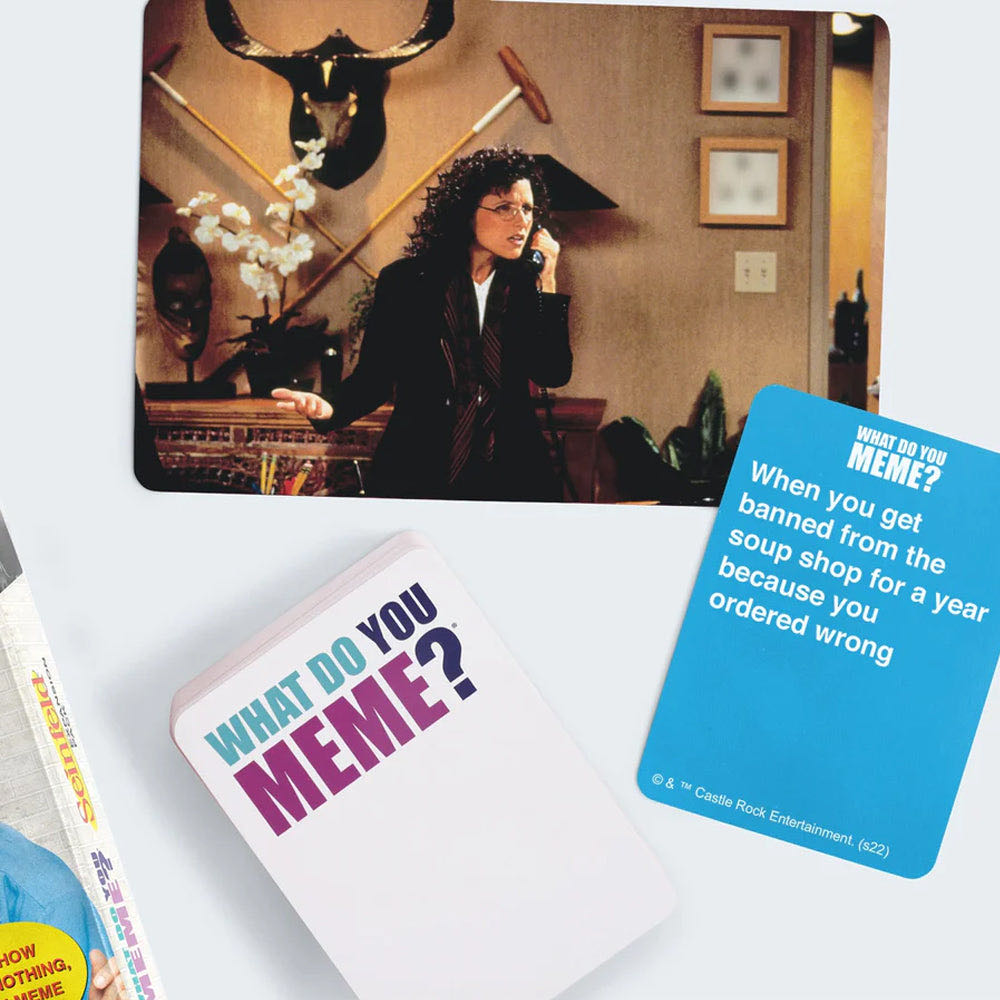 What Do You Meme? Seinfeld Expansion Pack  (3+) board game collectible [Barcode 810816033662] - Main Image 2