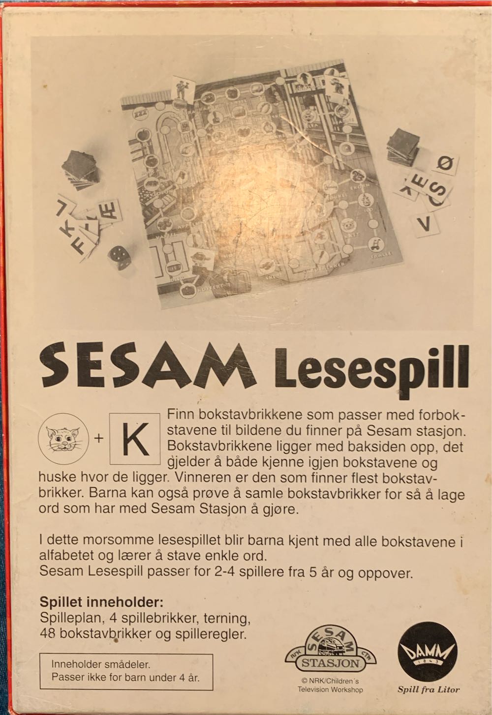 Sesam Lesespill  (2-4) board game collectible [Barcode 7031650141440] - Main Image 2
