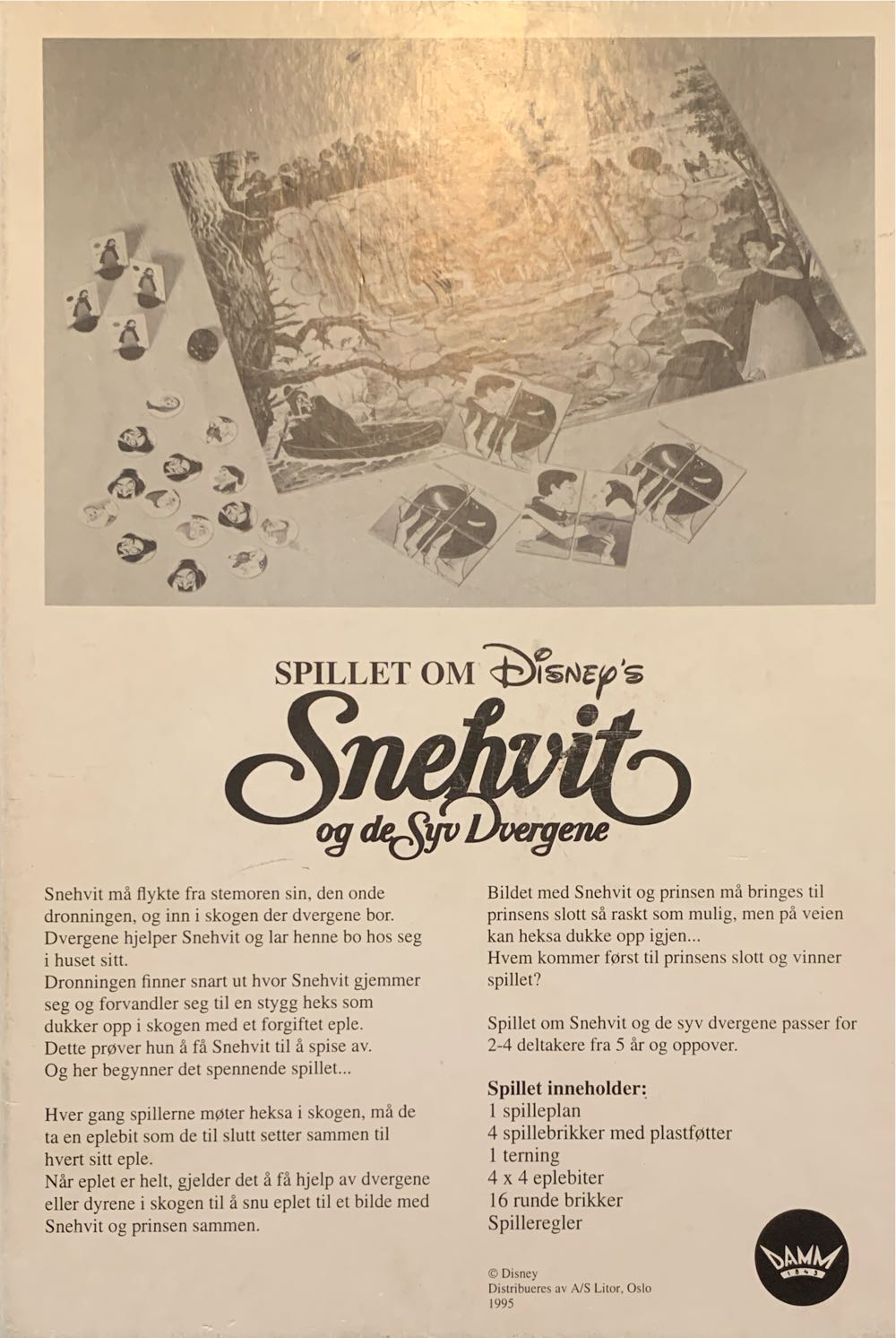 Snehvit Og De Syv Dverge  (2-4) board game collectible [Barcode 7031650141761] - Main Image 2