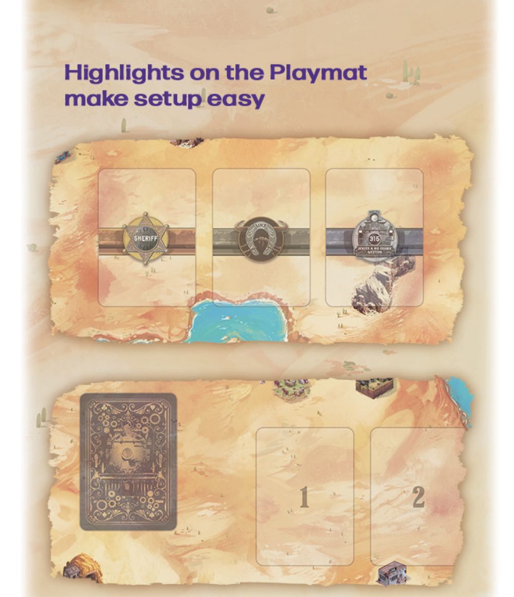 Pioneer Rails: Playmat  (1-80) board game collectible [Barcode 5060750950098] - Main Image 4